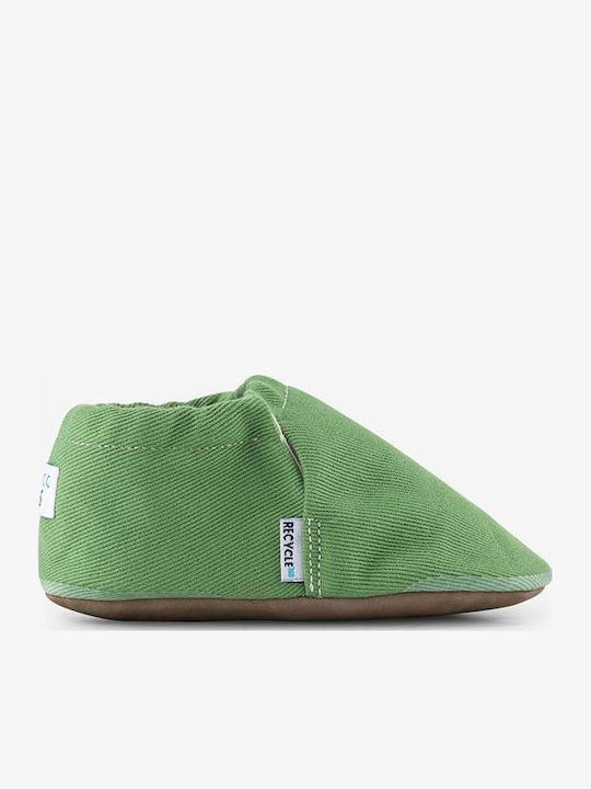 Детски Sneakers Боси с Велкро Зелени