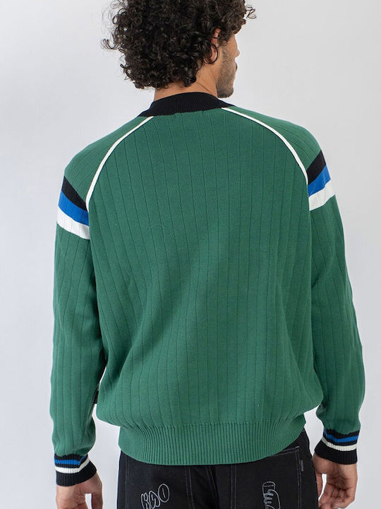Langarm-Pullover Grün