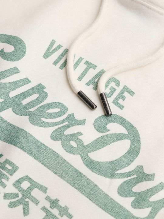 Vintage Logo Classic Φούτερ με Κουκούλα Off White