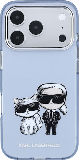 Karl Lagerfeld Iml Karl&choupette Bodies Sketch Print Magsafe Case Iphone 18 Pro Max 17 Pro Max Light Blue
