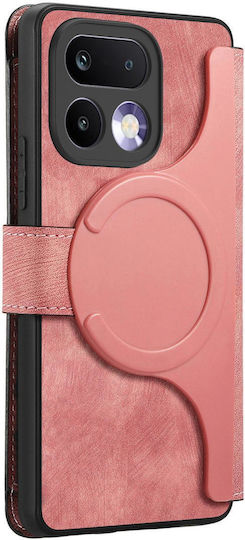 Caseneo Realme 16 Pro 5g Handyhülle Premium Leder Brieftasche Rosa