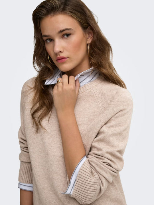 Damen Bluse Beige