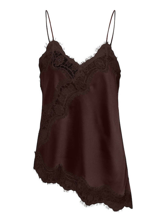 Women's Sleeveless Black Blouse