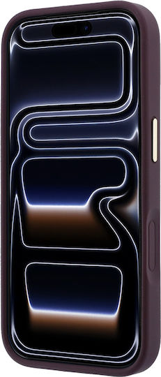 Калъф Guess Peony 4g Small Logo Magsafe iPhone 18 Pro 17 Pro Бордо