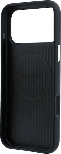 Калъф Guess Kevlar Triangle Logo Magsafe за iPhone 18 Pro 17 Pro Бордо