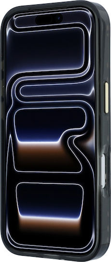 Guess Iml 4g Script Metal Logo Magsafe Case Iphone 18 Pro Burgundy 3666339655983
