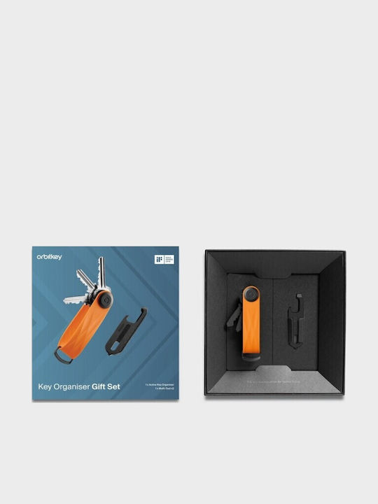 Orbitkey Ключодържател Подредба Active Plus Мултиинструмент V2 Подредба Оранжев