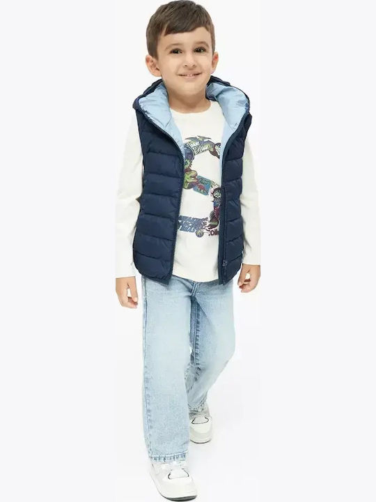 Kids Long-sleeved Blouse Beige