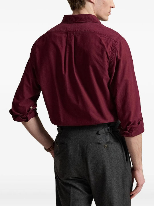 Long Sleeve Shirt Burgundy