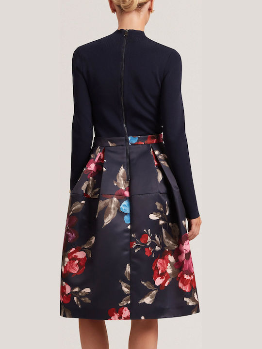 Ted Baker Rochie Satin All day Bleumarin
