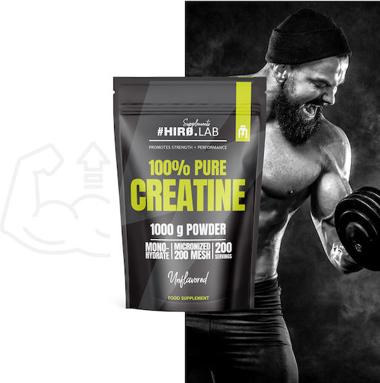 Hiro.Lab 100% Pure Creatine Micronized Monohydrate Creatine Unflavoured 1000gr