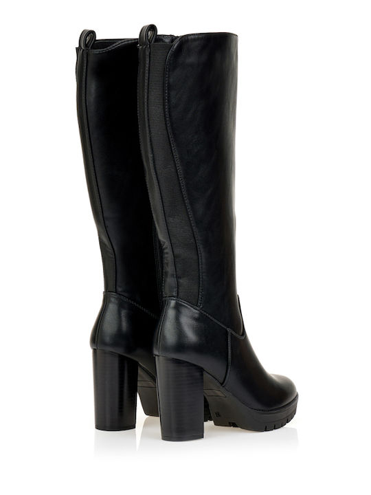 Women's Boots with High Heel Black