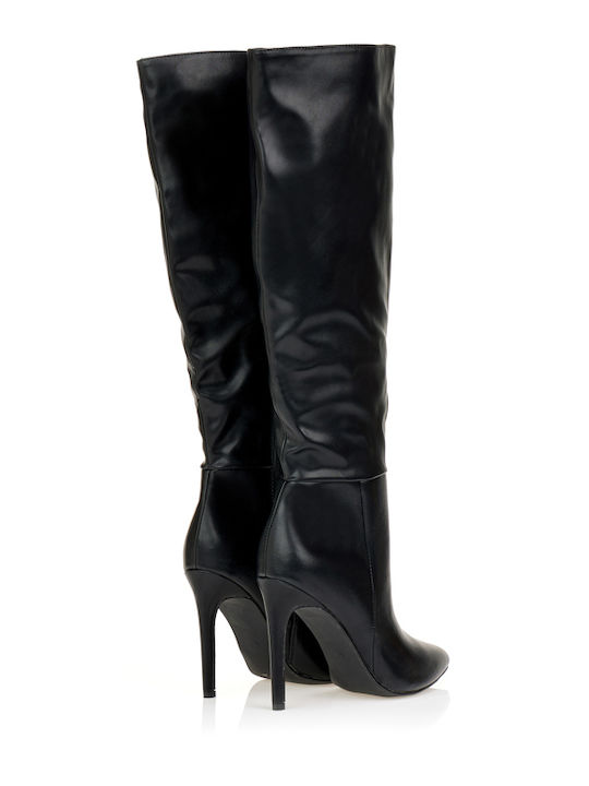 Damenstiefel mit Hochabsatz Schwarz