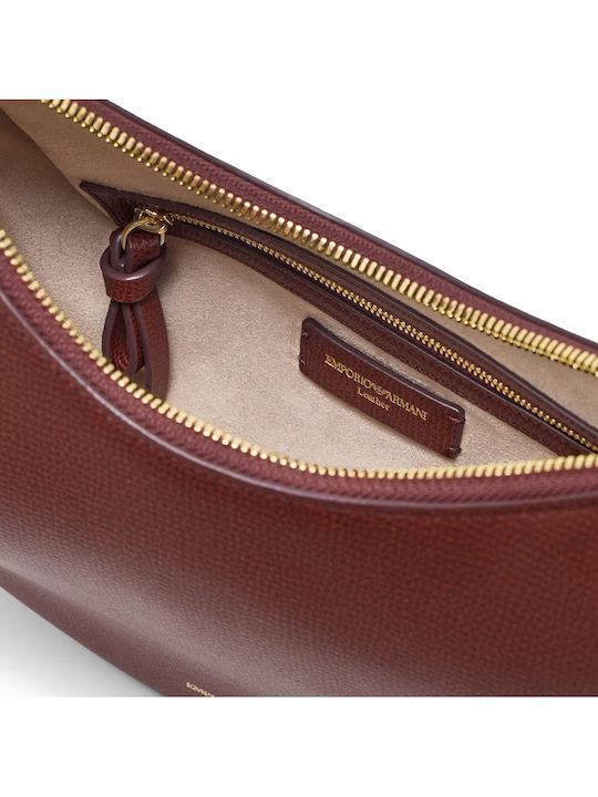 Leder Damen Hobo Tasche Wildleder Burgundisch
