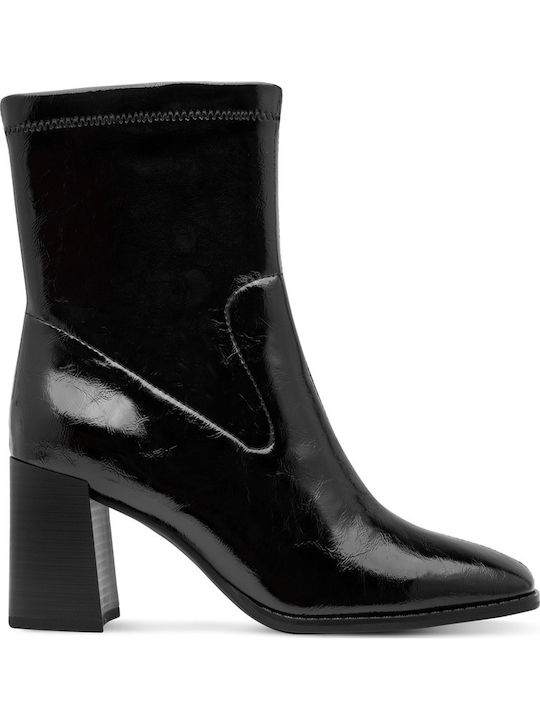Women's Ankle Boots with Mid Heel Black