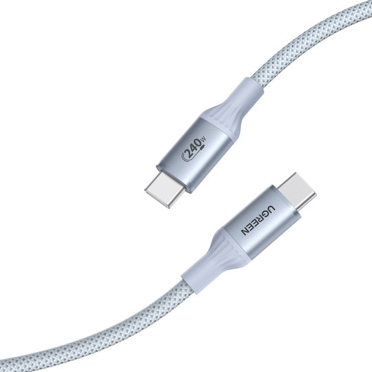 Ugreen L534 Braided USB 2.0 Cable USB-C male - USB-C 240W PD Μπλε 1m 75731