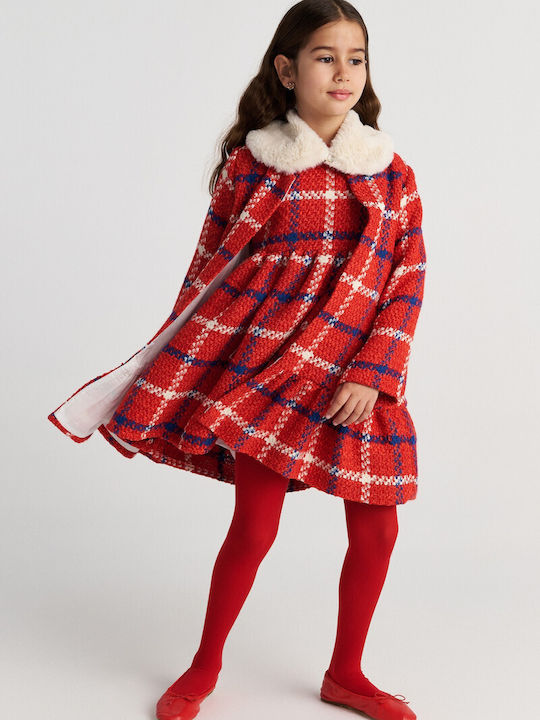 Kids Coat Short Red