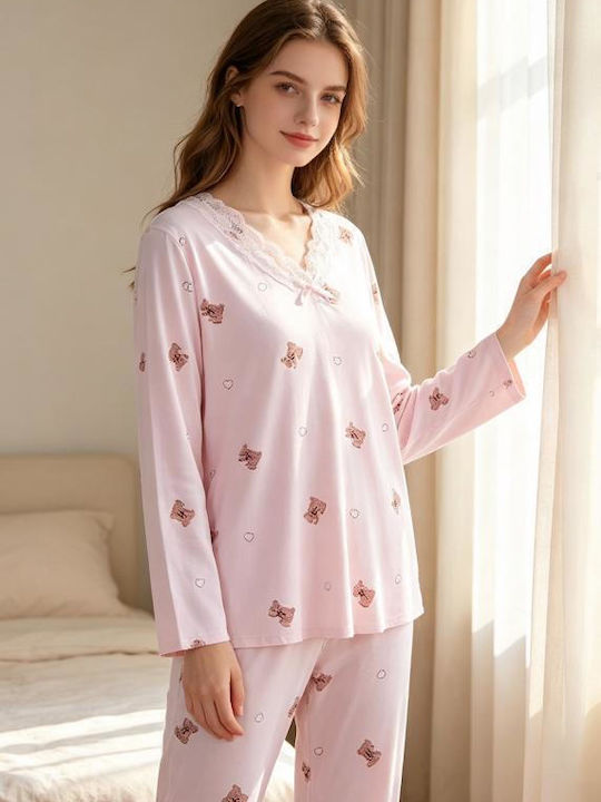Goodnight Summer Women's Pyjamas Set Pink