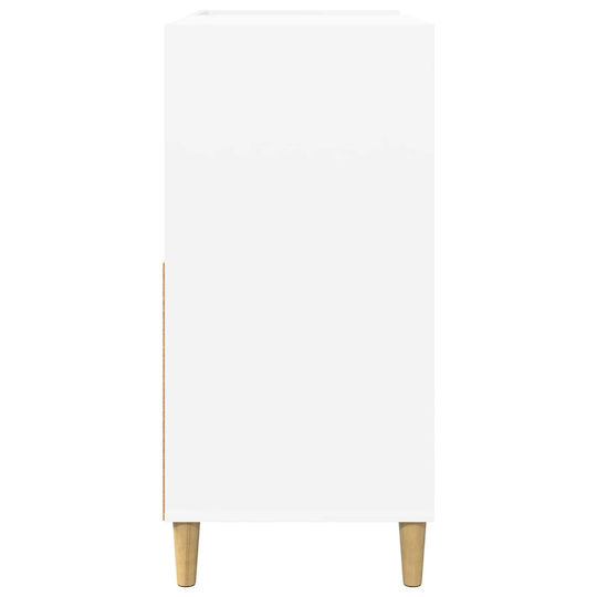 vidaXL Мебел Hi-Fi Бял 39.5x82x82.5cm