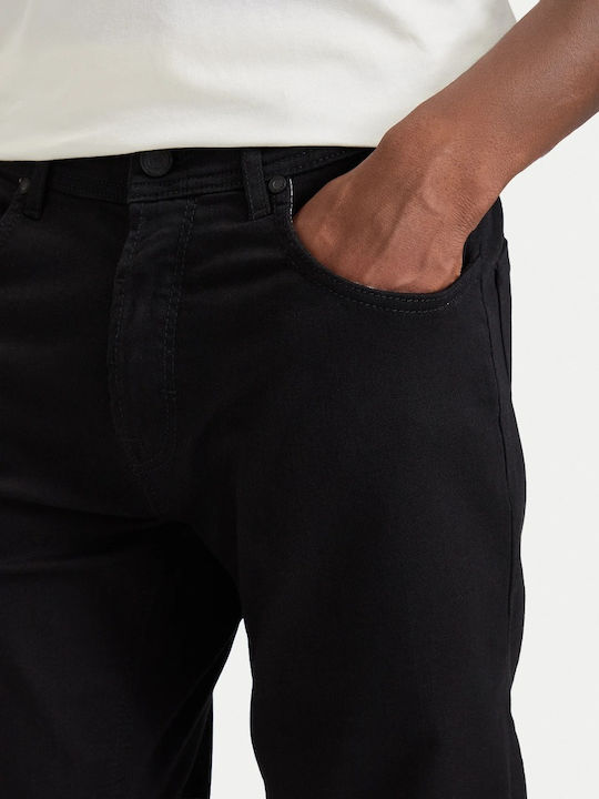 Men's Jeans Pants Regular Fit Black