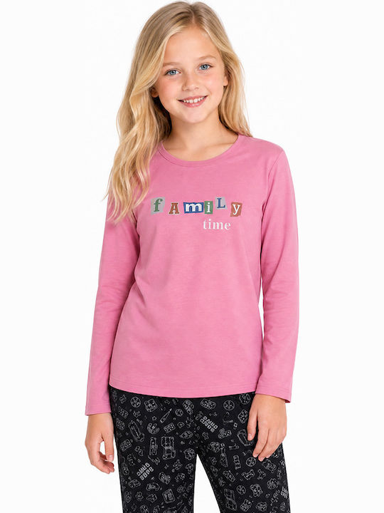 Comfort Pijama pentru copii din bumbac roz