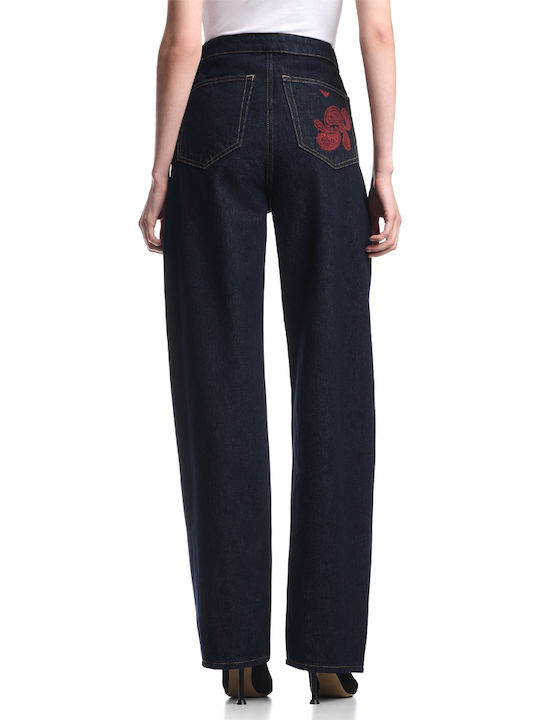 Emporio Armani Ψηλόμεσο Γυναικείο Jean Παντελόνι