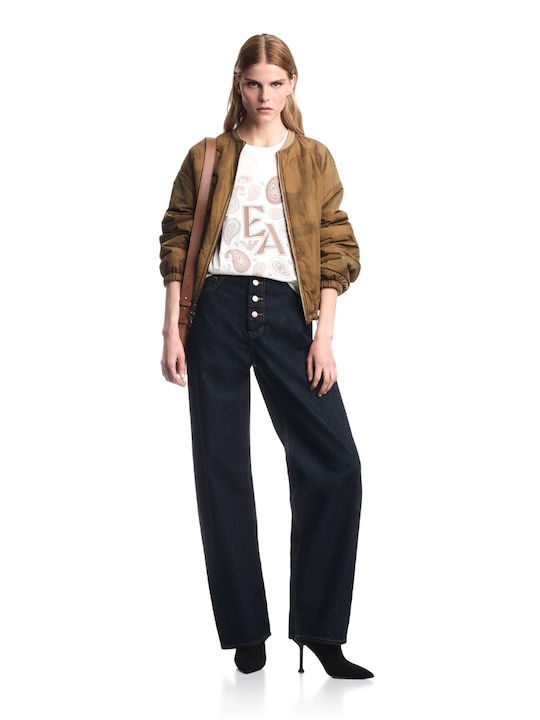 High Rise Women's Jean Pants in Relaxed Fit