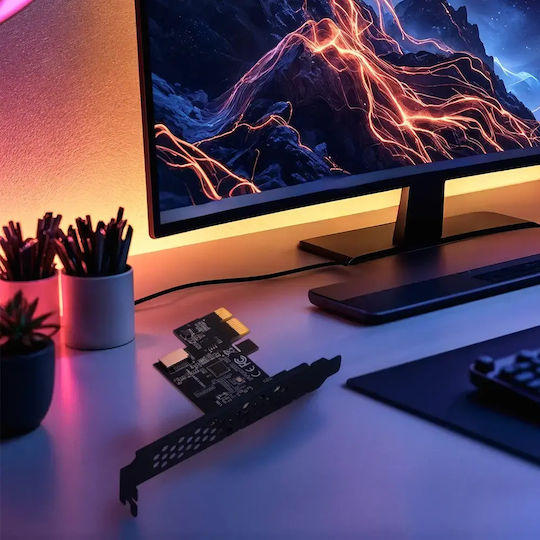 Контролер Gembird Gembird PCI-Express карта USB 3.2 Gen1 A-key