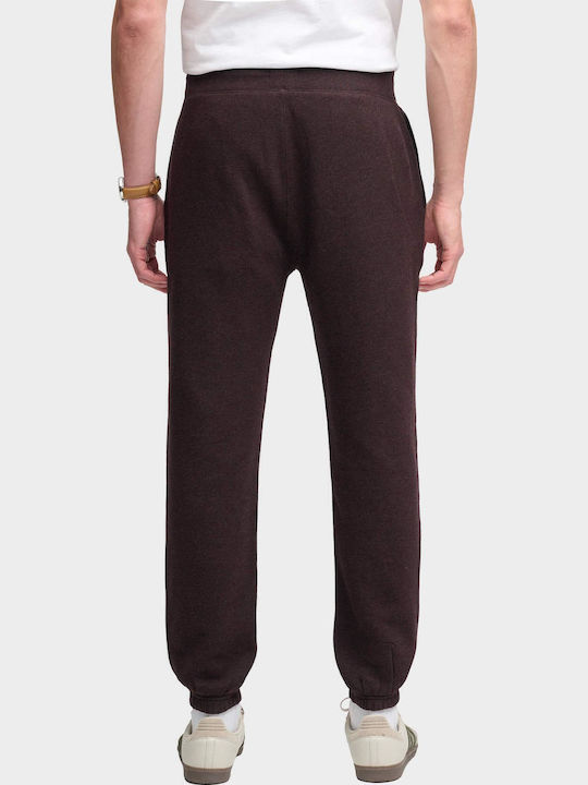 Essential Herren-Sweatpants mit Gummibund Burgundisch