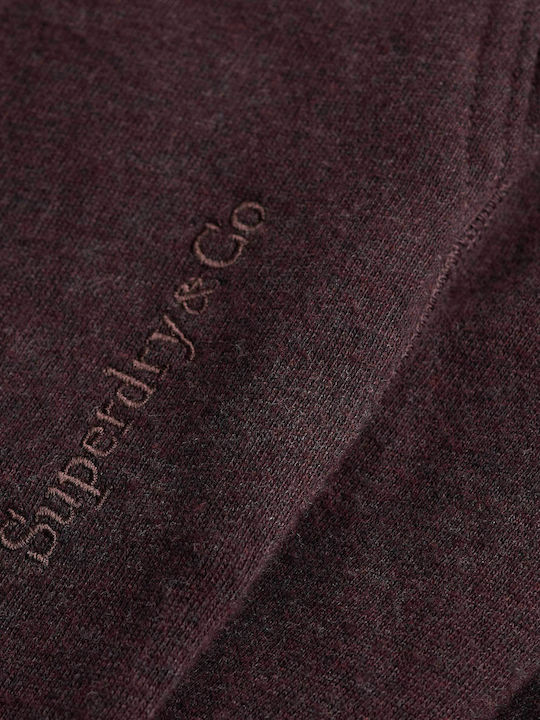 Essential Herren-Sweatpants mit Gummibund Burgundisch