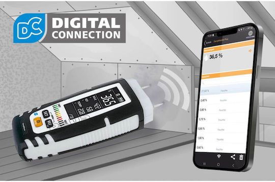 Laserliner LL-082.327A Contor Digital de Umiditate pentru Lemn / Materiale de Construcție / Ambient cu Sondă