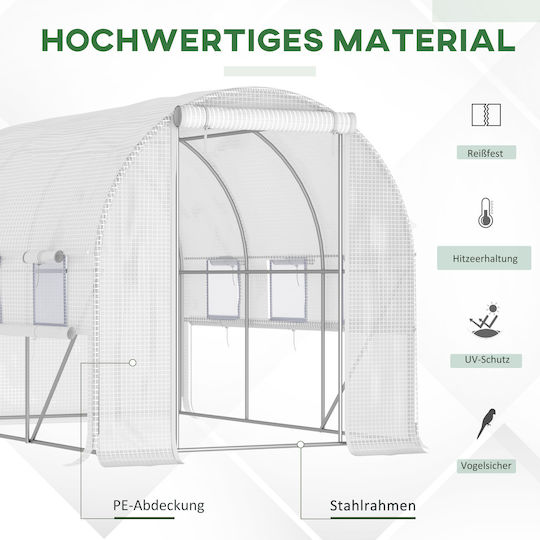 845-611WT Gewächshaus Tunnel 2.95x2x2m