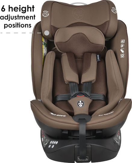 Bebe Stars Air Touch i-Size 360° Столче за кола i-Size с Isofix Coffee 0-36 кг