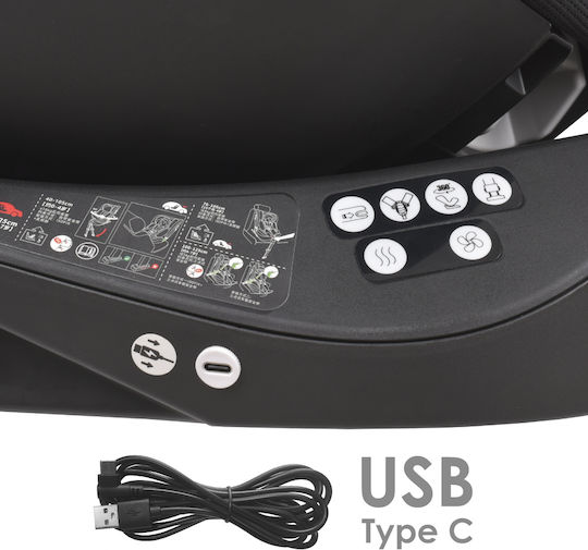Bebe Stars Air Touch i-Size 360° Столче за кола i-Size с Isofix Зелен 0-36 кг