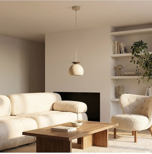 Emibig Beige Pendant Ceiling Light