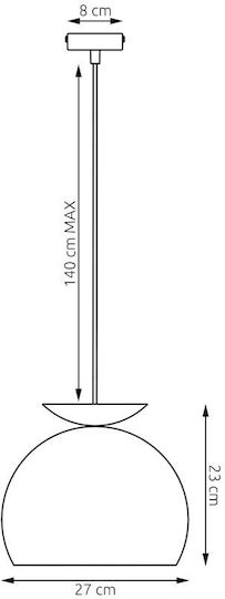 Emibig Pendant Ceiling Light White