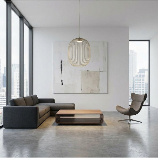 Emibig Beige Pendant Ceiling Light