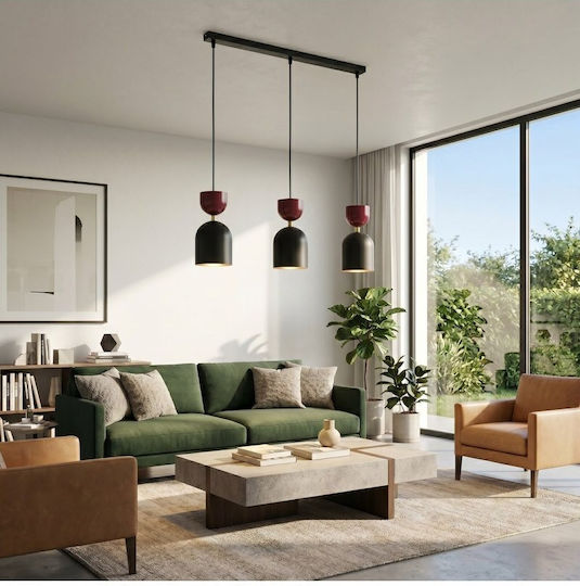 Emibig Black Pendant Ceiling Light