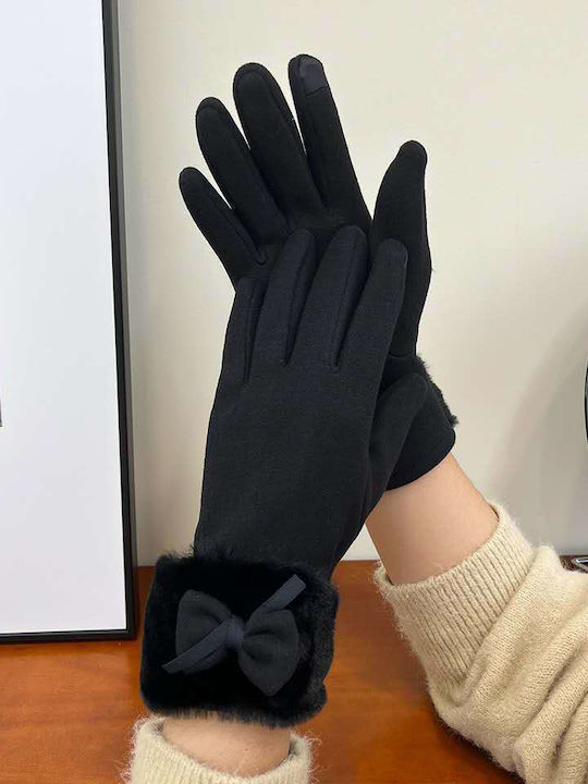 Schwarze Damen-Handschuhe