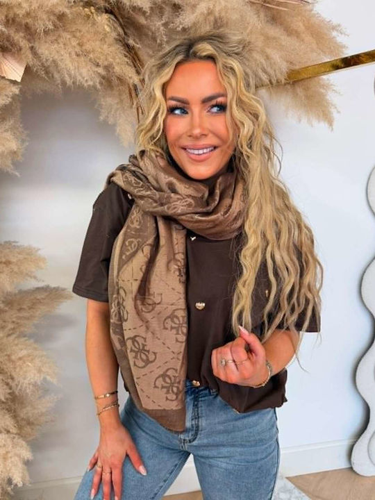 Guess Women's Scarf Brown