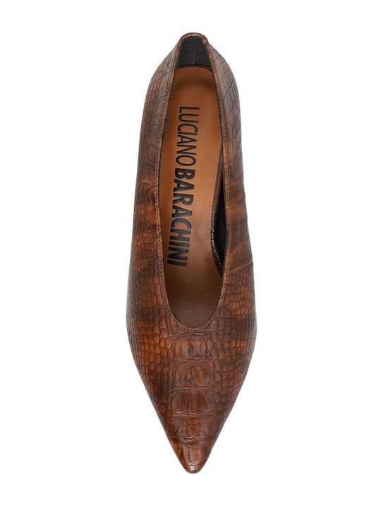 Leather Heels Brown