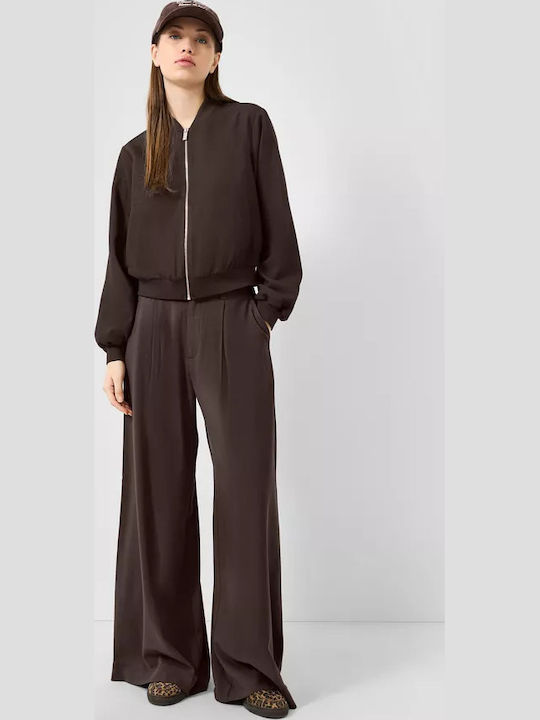 Damen Strickjacke Braun