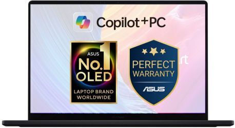 Asus ProArt P16 H7606WP-SR254X 16" OLED Touchscreen (Ryzen AI 300 Series-9 HX 370/64GB/2TB SSD/GeForce RTX 5070/W11 Pro) Nano Black (International English Keyboard)