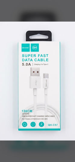 QIHANG Z46 Kabel USB-C männlich - USB-C / USB-A 25W Weiß 1,2 m