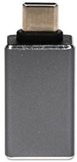 Neutralle Μετατροπέας USB-C male σε USB-C female Γκρι