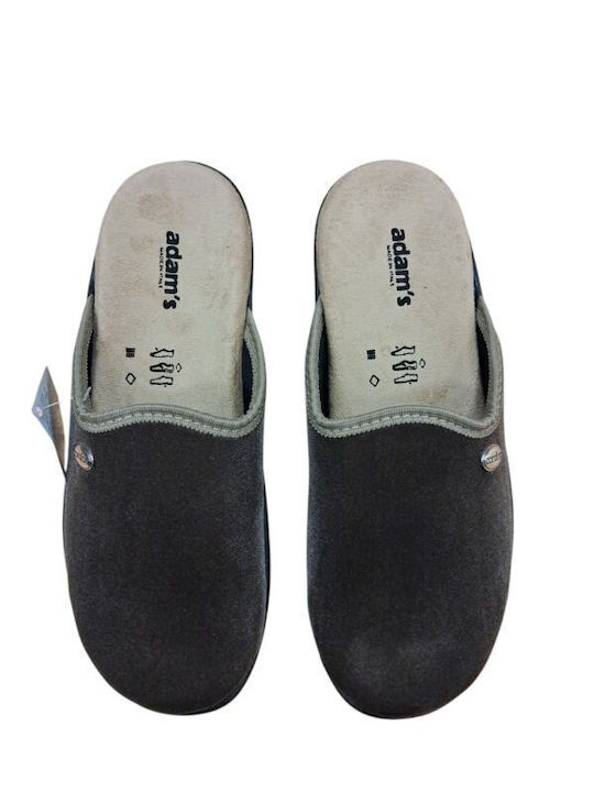 Leather Women's Winter Slippers Brown