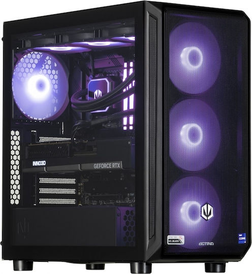 Actina Гейминг Настолен компютър (Ultra 9-285K/64GB DDR5/2TB SSD/GeForce RTX 5090/Без операционна система)