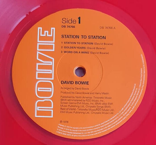 David Bowie xLP Rot Vinyl