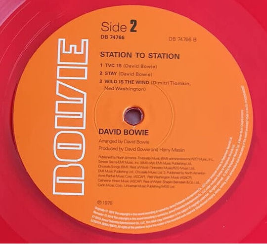 David Bowie xLP Rot Vinyl