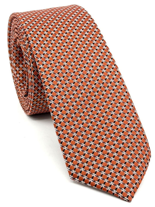 Legend Accessories Legend Σετ Ανδρικής Γραβάτας σε Πορτοκαλί Χρώμα